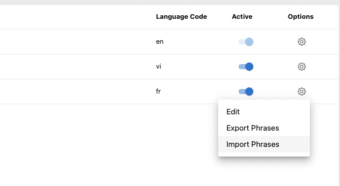 Import Phrases